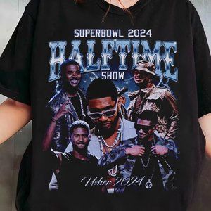 Usher Half Time Show Shirt, My Way The Vegas Residency Tour Shirt, American Rapp